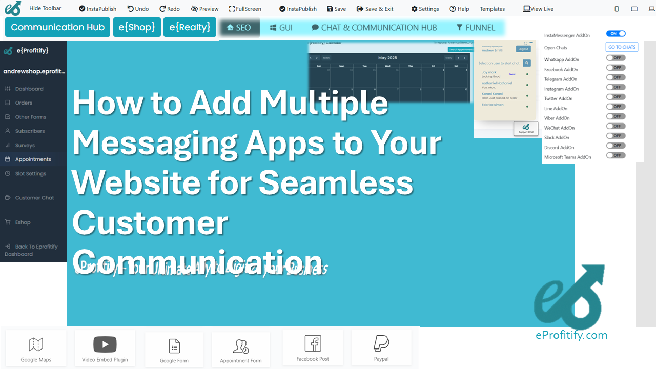 How to Add Multiple Messaging Apps to Your Website for Seamless Customer Communication